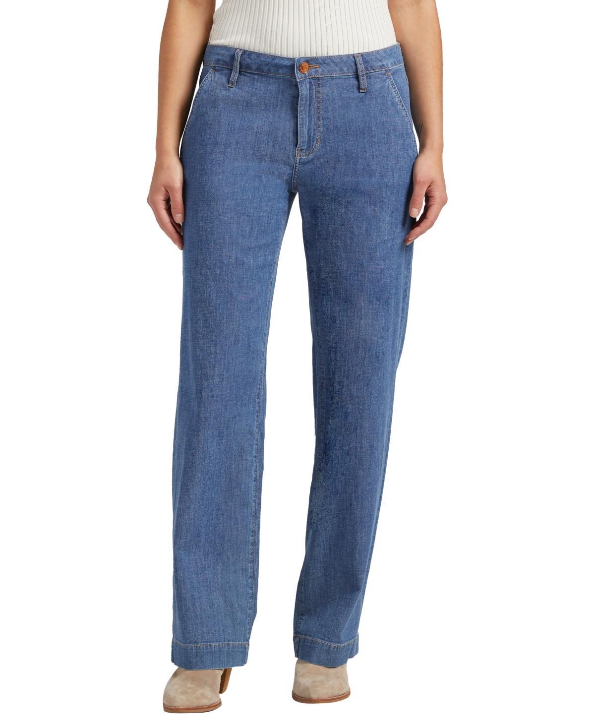 Jag Jeans High-Rise Wide Leg Trousers (Morocco ) Women's Jeans Product Image