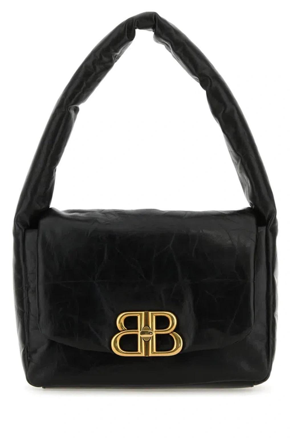 Small Monaco Shoulder Bag In Black Product Image