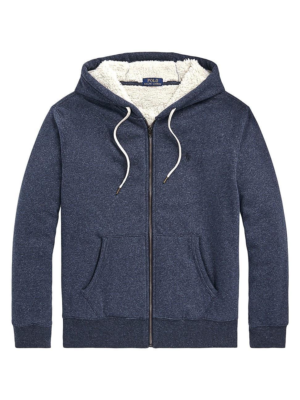 Mens Magic Sherpa-Lined Fleece Zip-Up Hoodie Product Image