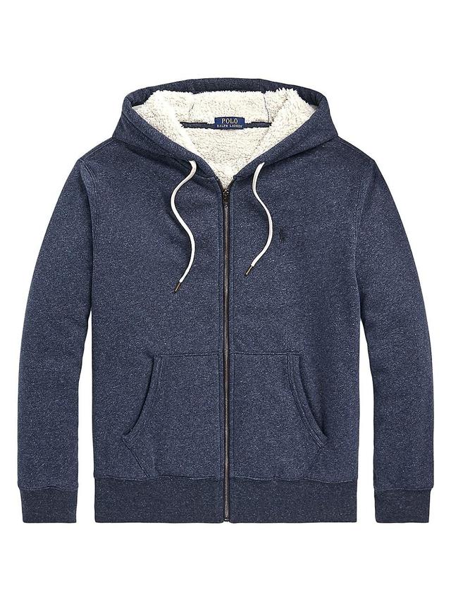 Mens Magic Sherpa-Lined Fleece Zip-Up Hoodie Product Image