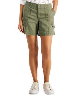 Style & Co Womens Comfort-Waist Cargo Shorts, Created for Macys Product Image