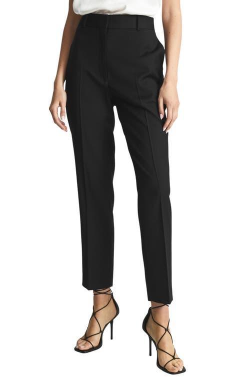 Womens Haisley Wool Twill Straight Crop Pants Product Image