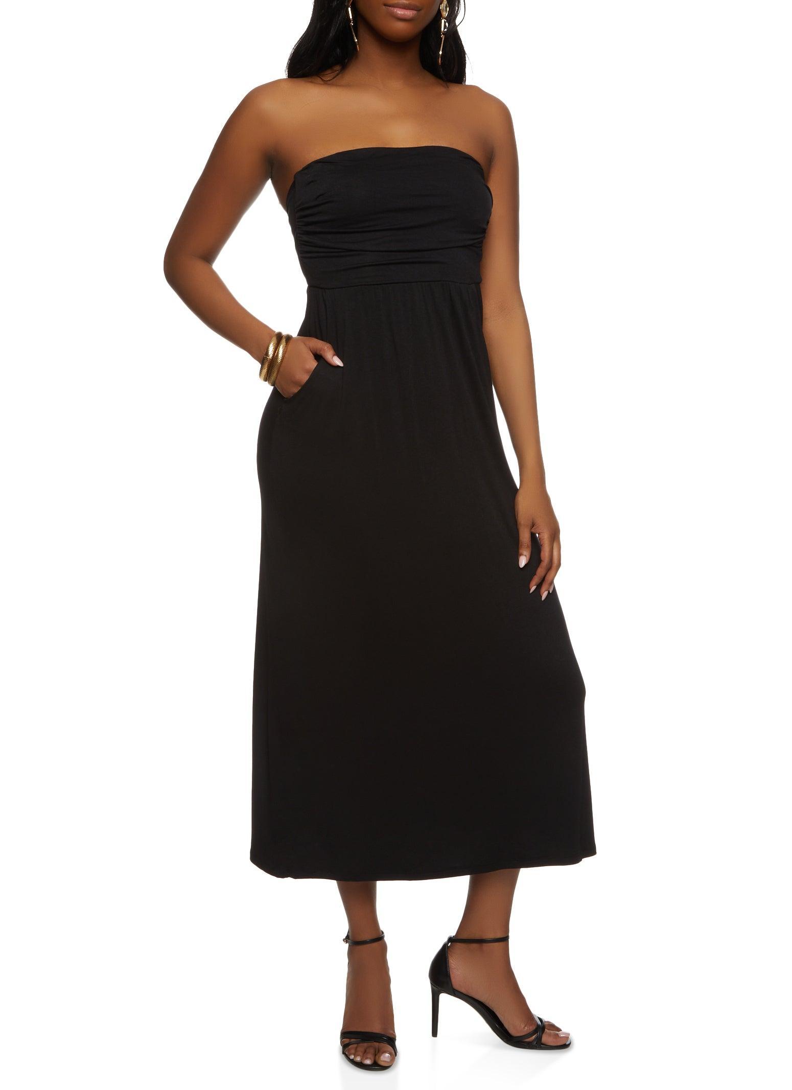 Womens Strapless Maxi Dress product image