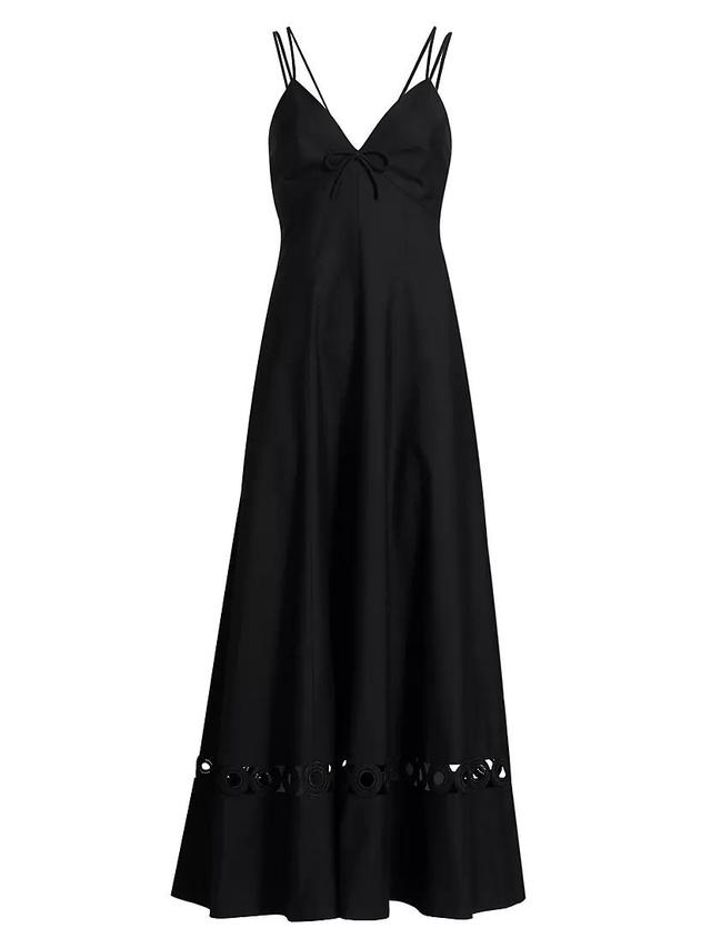 Gemma Cut-Out Cotton Maxi Dress Product Image