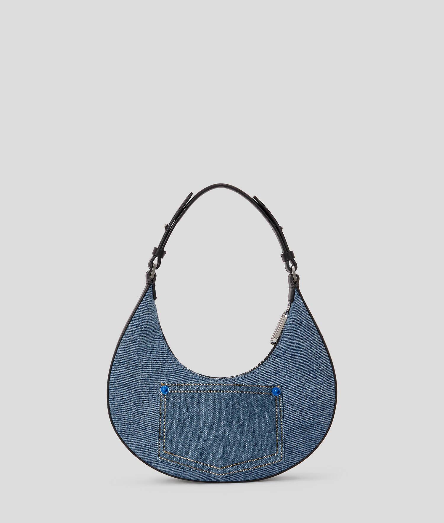 KLJ DENIM SMALL HALF MOON SHOULDER BAG Product Image