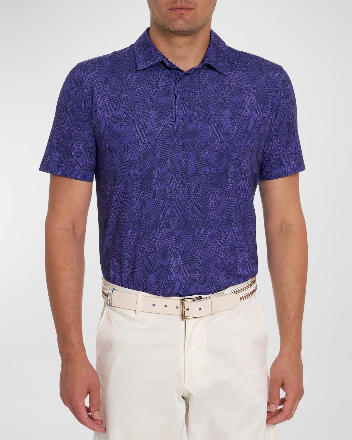 Mens Beauford Stretch Knit Polo Shirt Product Image