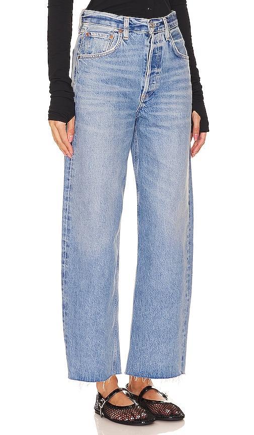 Citizens of Humanity Ayla Undone Hem Crop in Blue. - size 31 (also in 27, 28, 29, 33, 34) Product Image