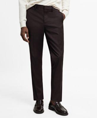 Mango Mens Stretch Fabric Super Slim-Fit Suit Pants Product Image