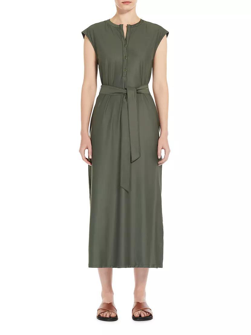 Megaton Jersey Belted Midi Dress Product Image