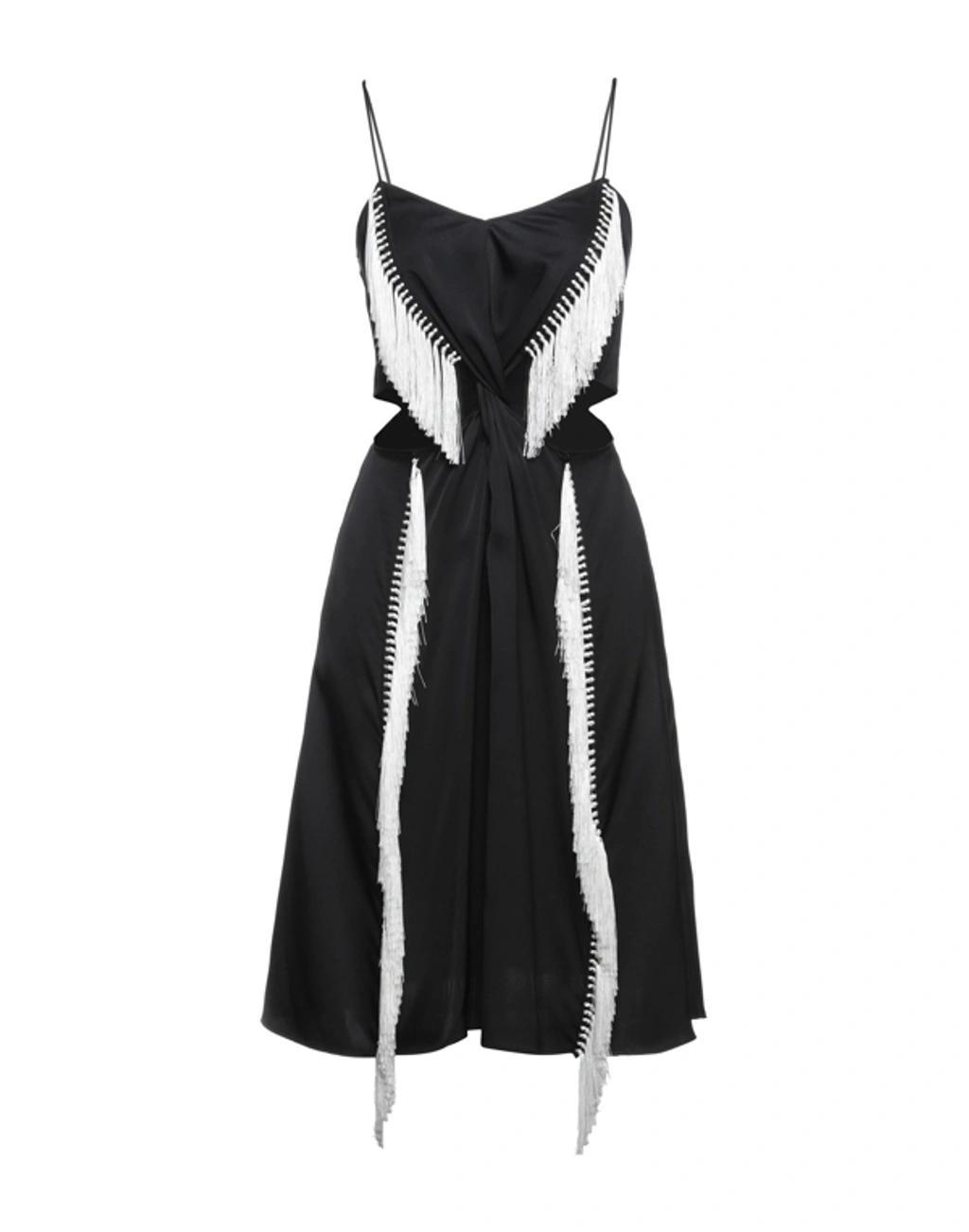 BURBERRY Midi Dresses In Black Product Image