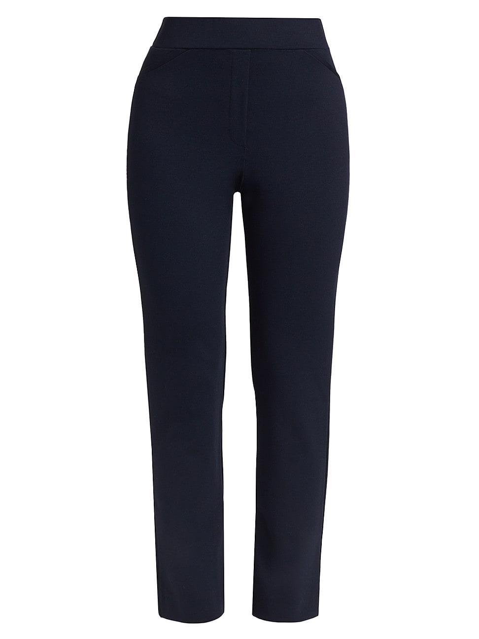 Womens COLLECTION Ponte Slim-Fit Pants Product Image