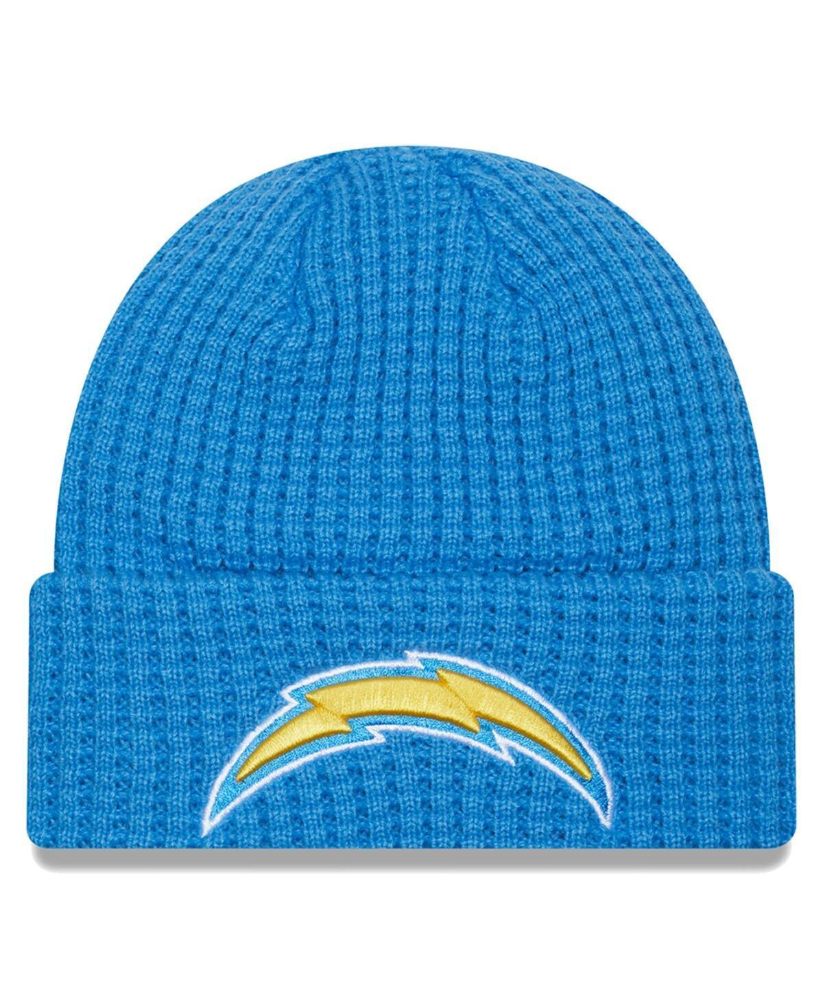 Mens New Era Powder Blue Los Angeles Chargers Prime Cuffed Knit Hat Product Image