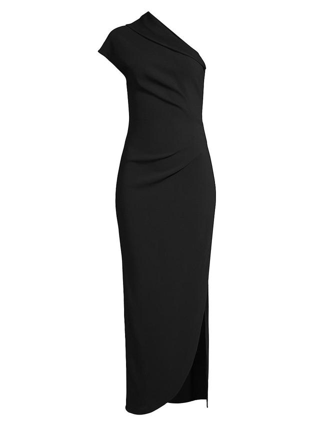 Womens Eternal Note Crepe One-Shoulder Gown Product Image