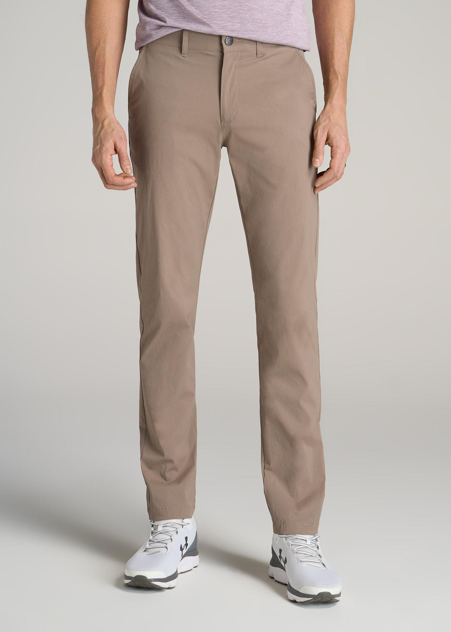 TAPERED FIT Traveler Chino Pants for Tall Men in Dark Sand Male Product Image