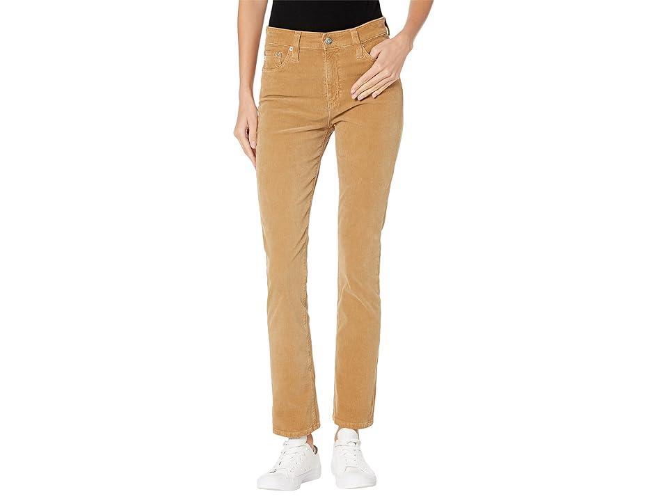 AG Jeans Mari High-Rise Slim Straight (1 Year Sulfur Vintage Khaki) Women's Casual Pants product image