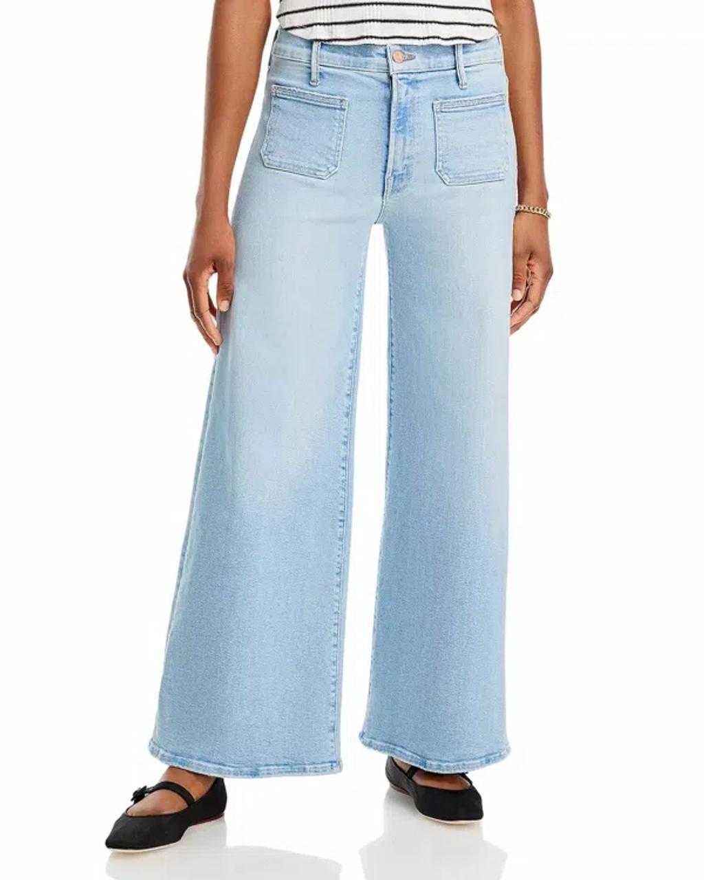 The Lil' Patch Pocket Undercover Petites High Rise Wide Leg Jeans In California In Multi Product Image