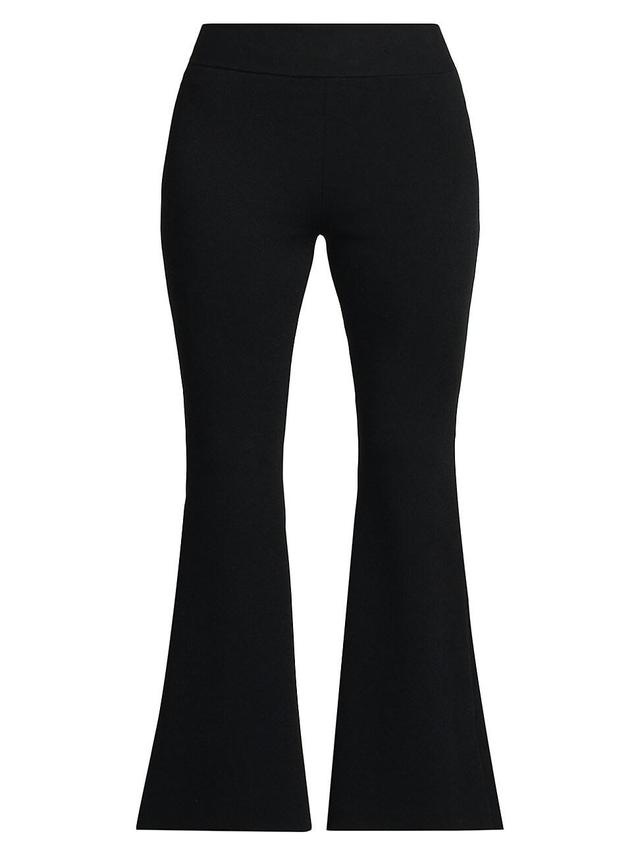 Womens Knit Flare Trousers Product Image