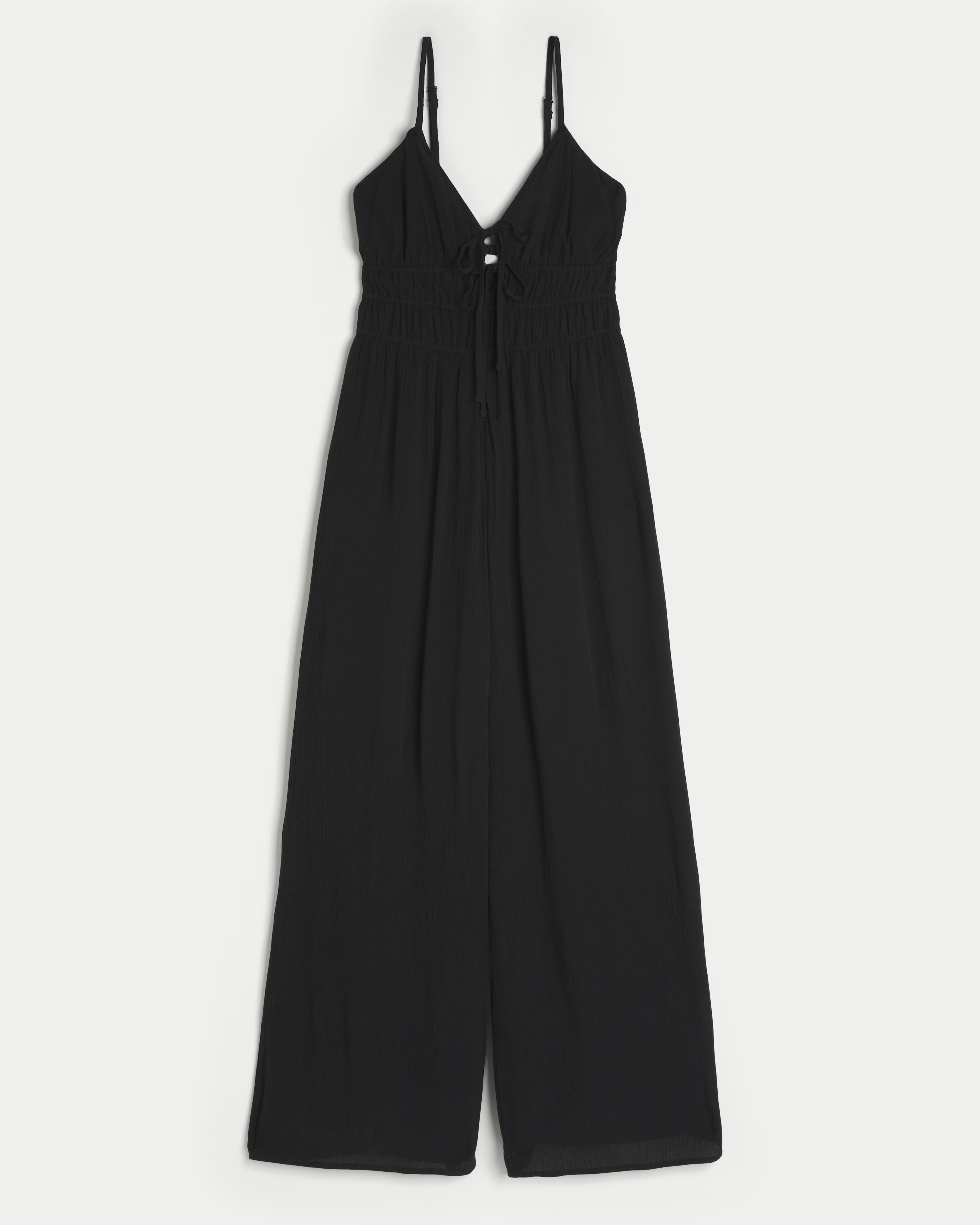 Tie-Front Jumpsuit Product Image