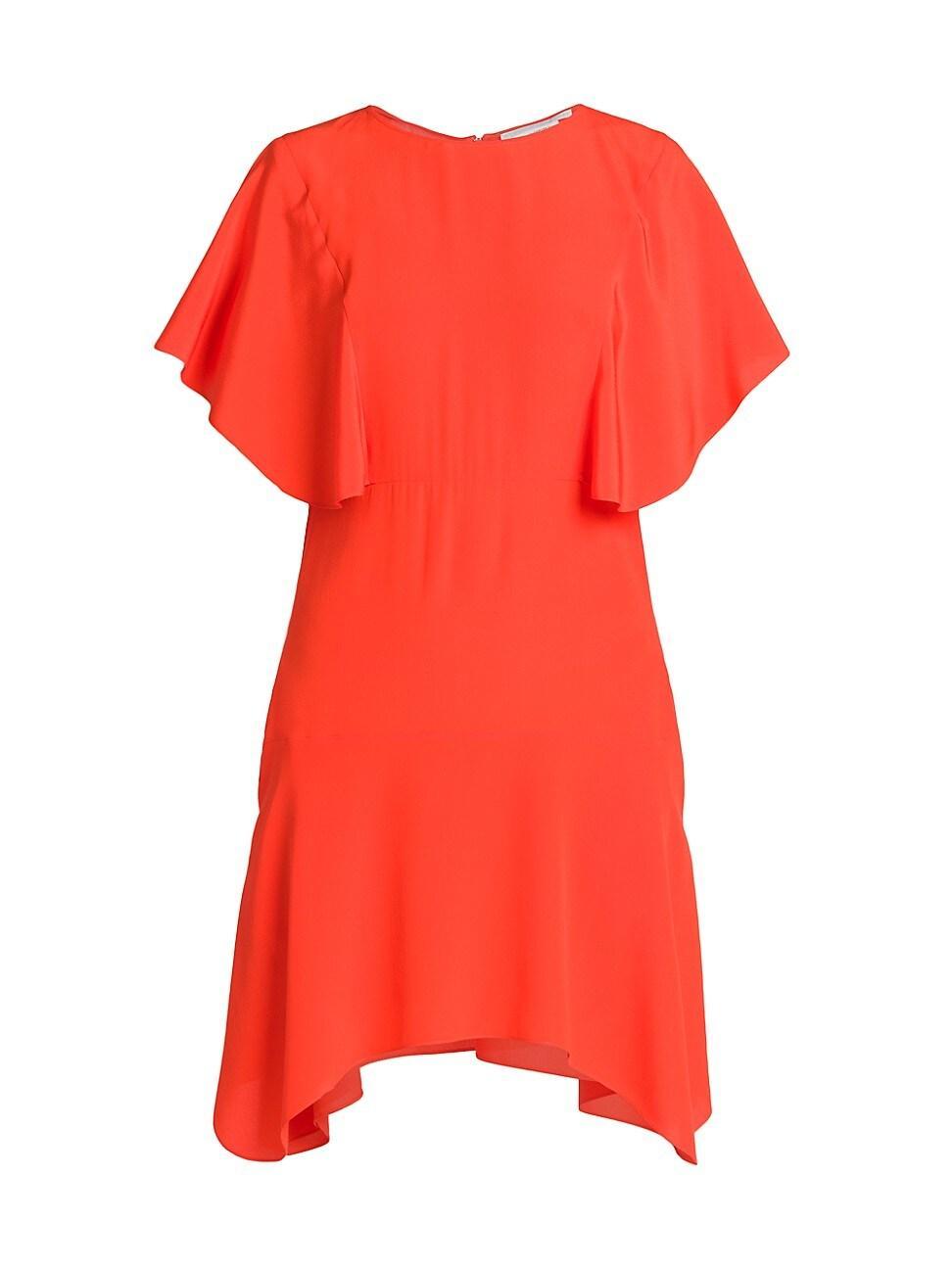 Womens Silk Crepe De Chine Shift Dress Product Image