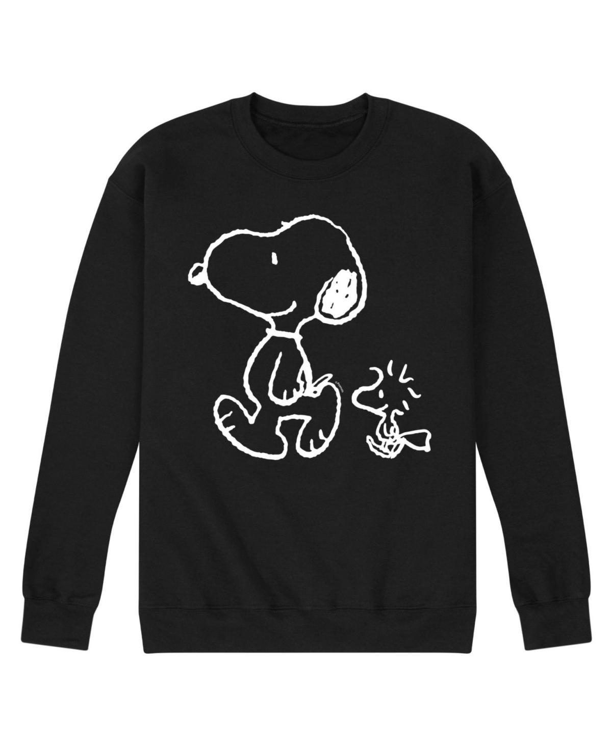 Hybrid Apparel Snoopy Woodstock Walk Mens Crew Fleece Product Image