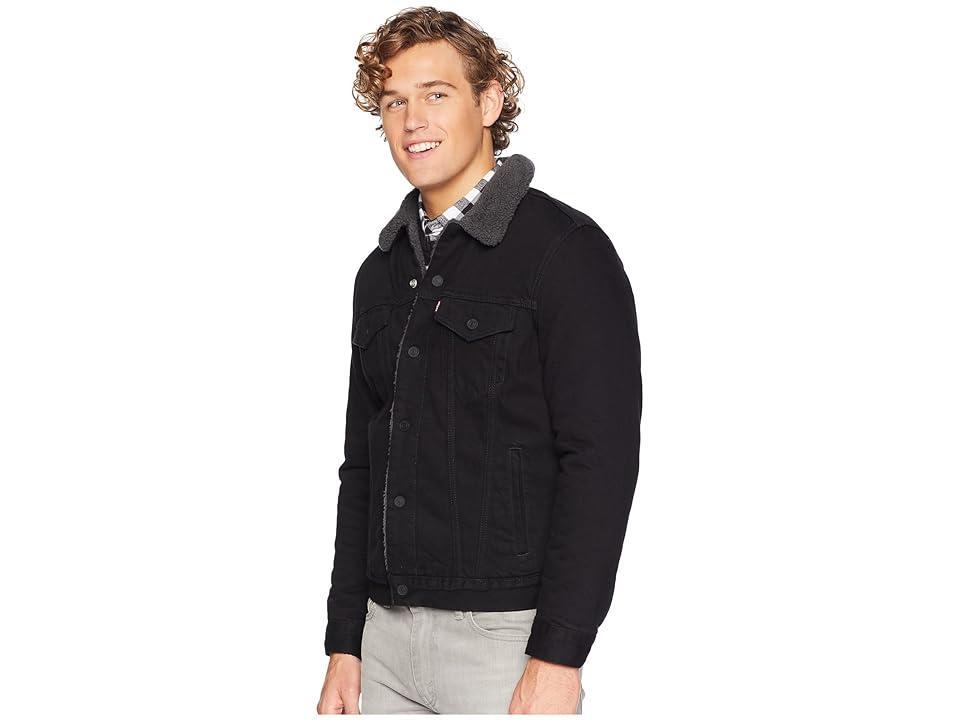 Levi's(r) Mens Type III Sherpa Trucker Jacket (Duvall) Men's Coat Product Image