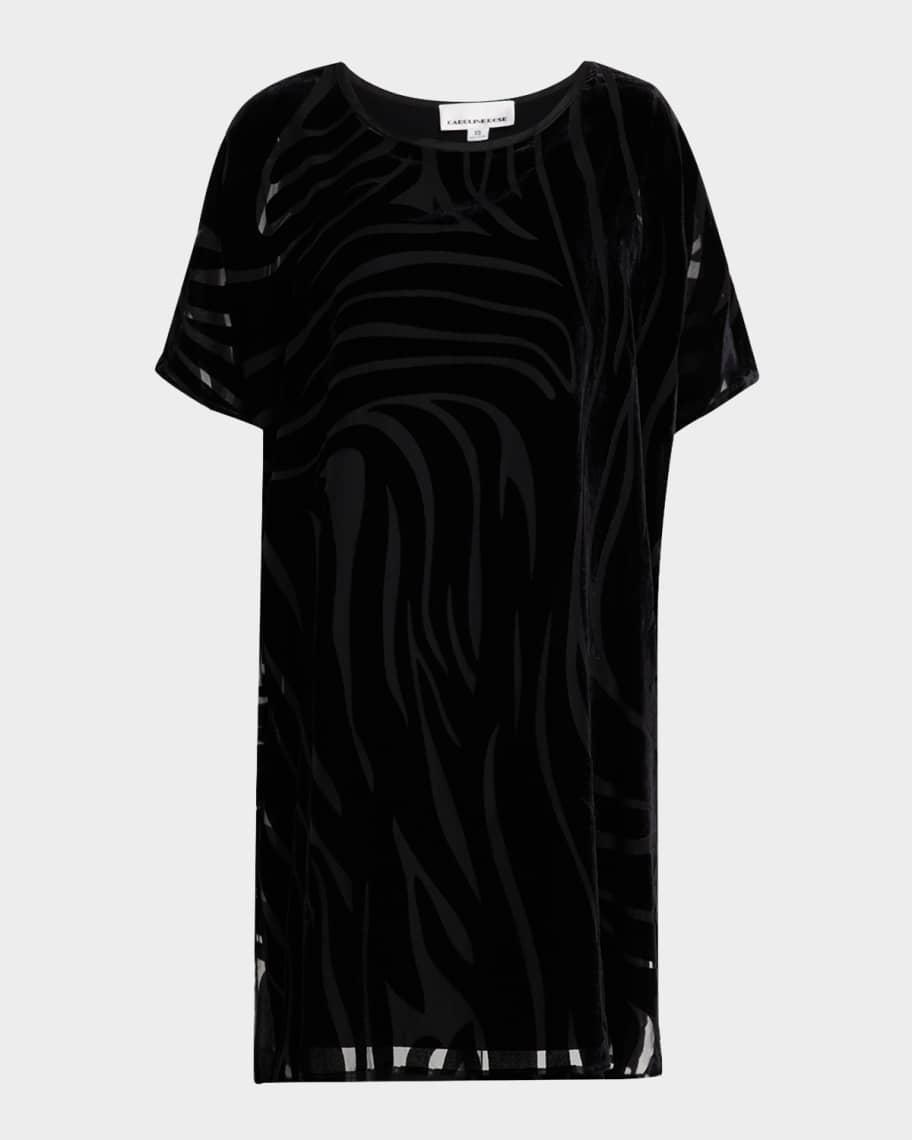 Velvet Burnout Caftan Dress Product Image