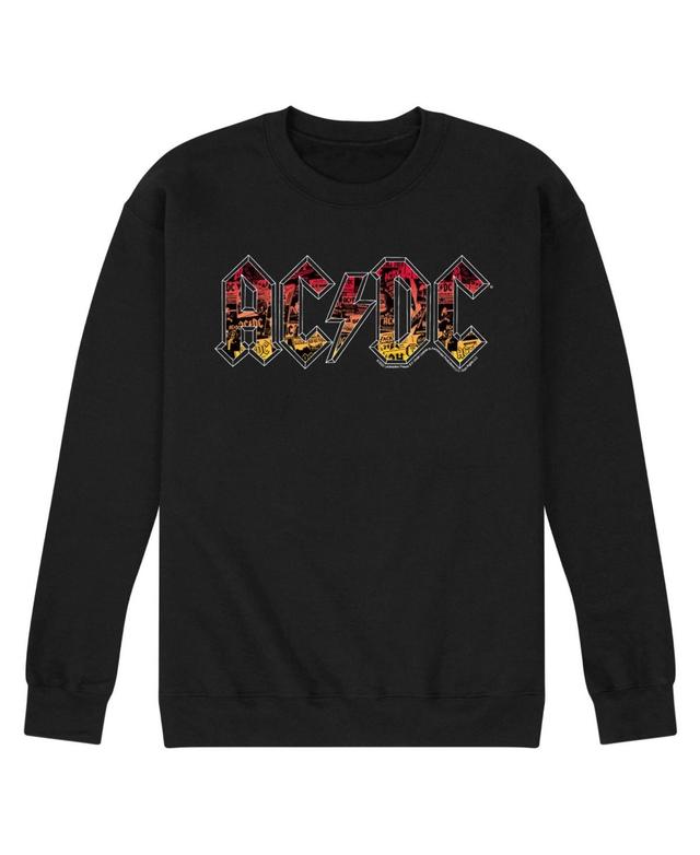 Mens Acdc Logo Fleece T-shirt Product Image