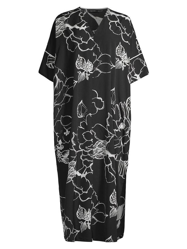 Womens Juliette Floral Maxi Caftan Product Image