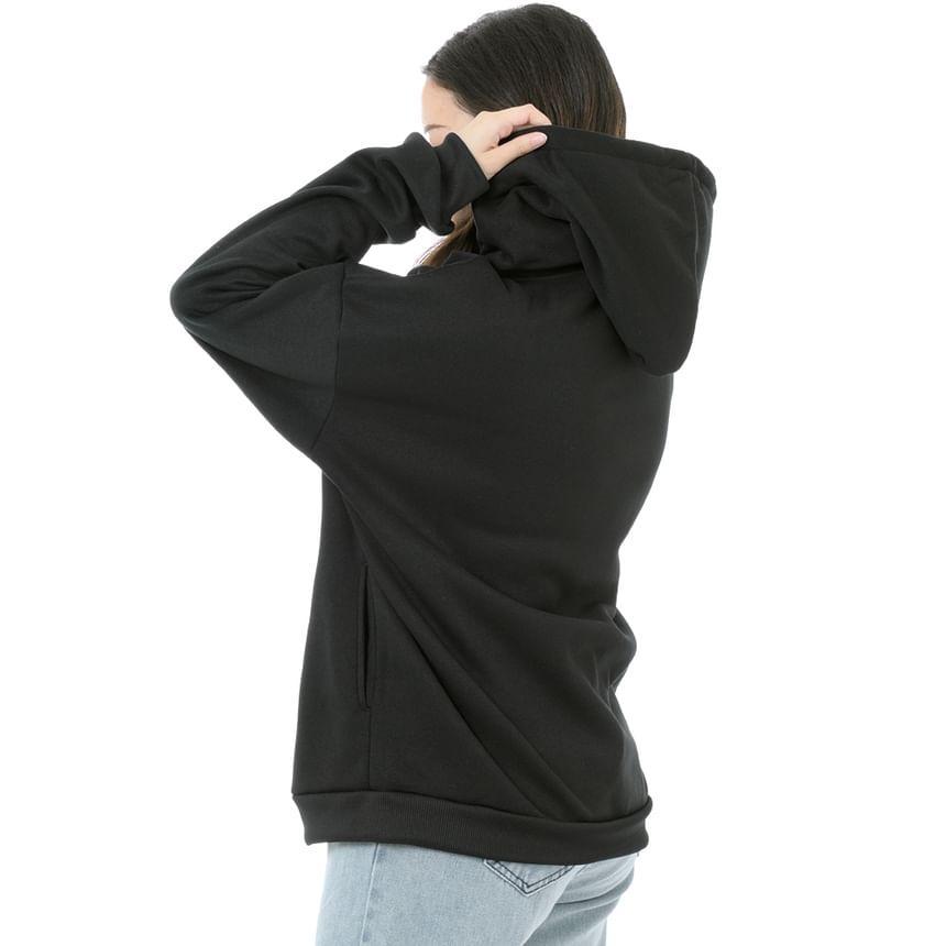 Rib Cage Print Zip-Up Hoodie Product Image