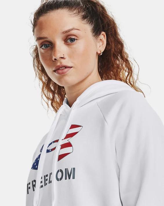 Women's UA Freedom Rival Fleece Logo Hoodie Product Image