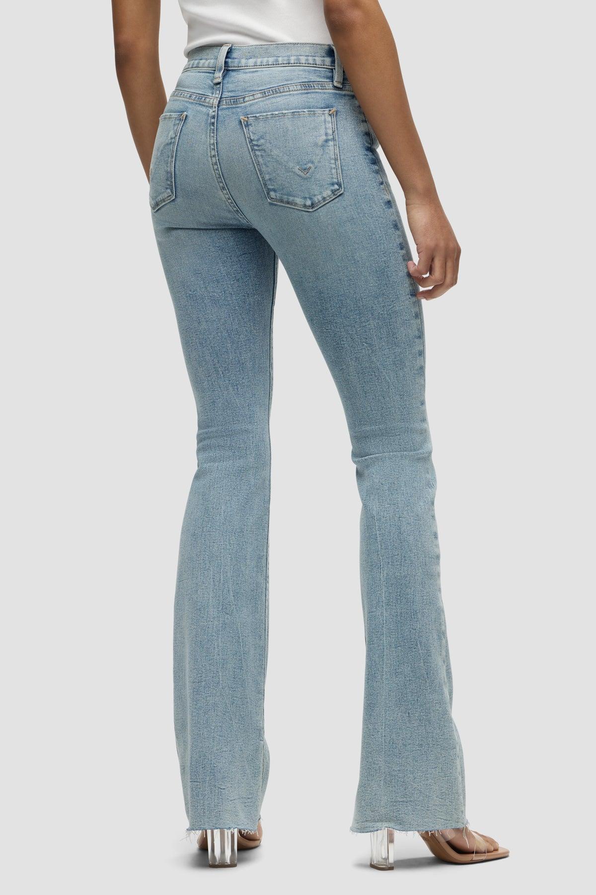 Barbara High-Rise Bootcut Jean w/ Slit Hem Female Product Image