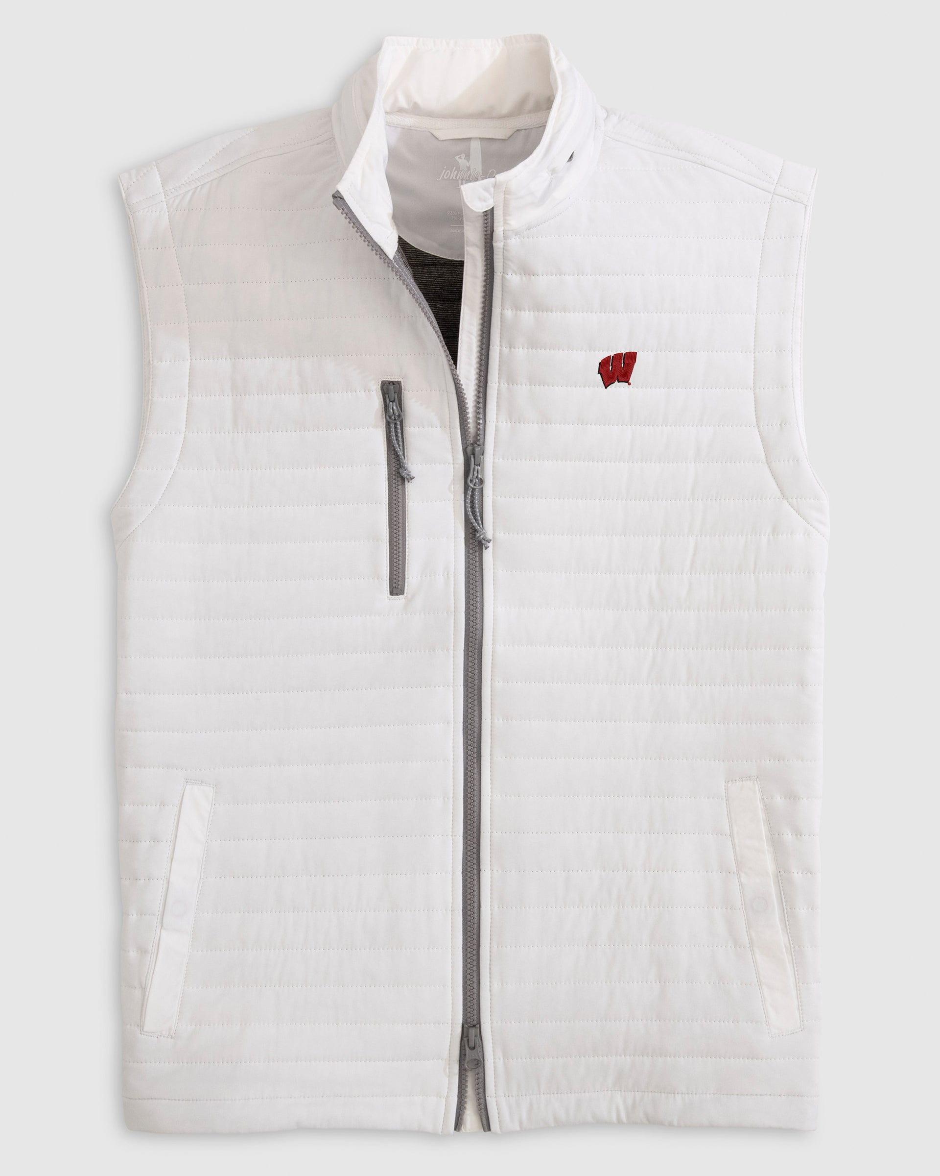 johnnie-O North Carolina Crosswind Quilted Performance Vest - Tar Heel Logo Product Image