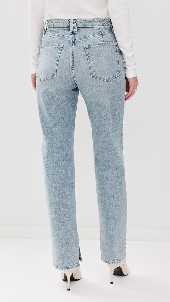 Good American Good Icon Inseam Slit Jeans | Shopbop Product Image