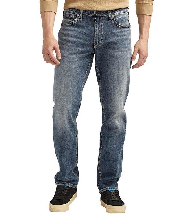 Silver Jeans Co. Eddie Athletic Fit Tapered Leg Jeans Product Image