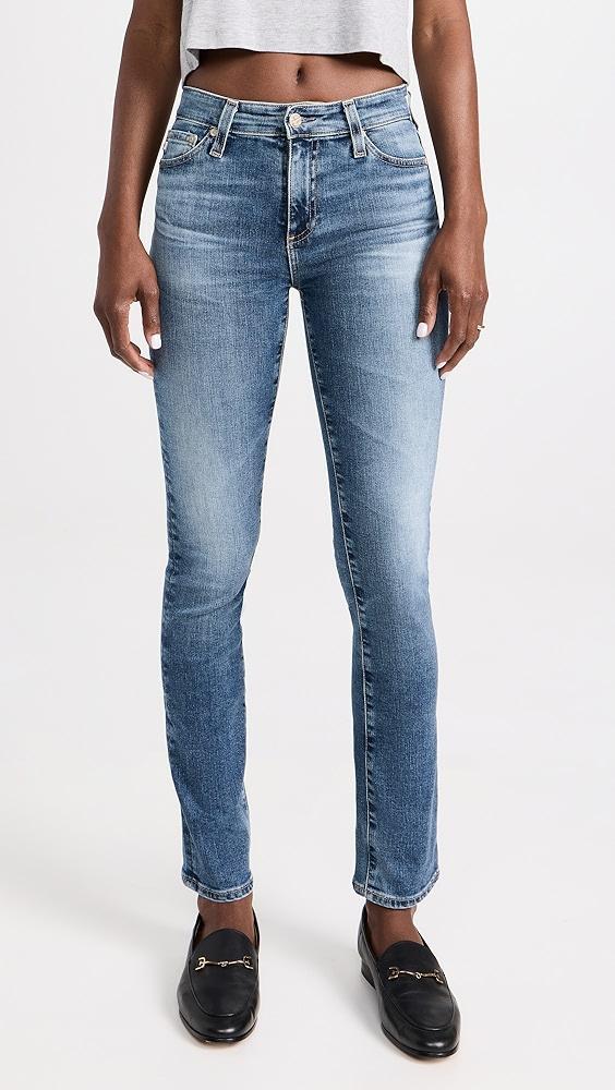 AG Mari High Rise Slim Straight Jeans | Shopbop Product Image