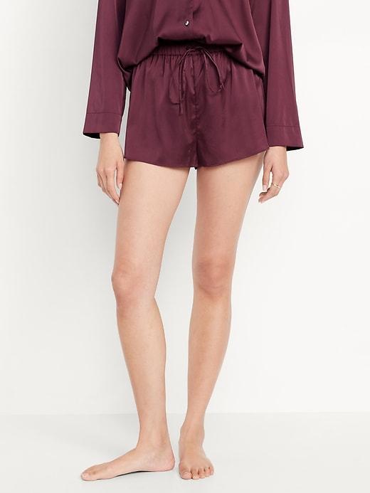 Satin Pajama Shorts product image