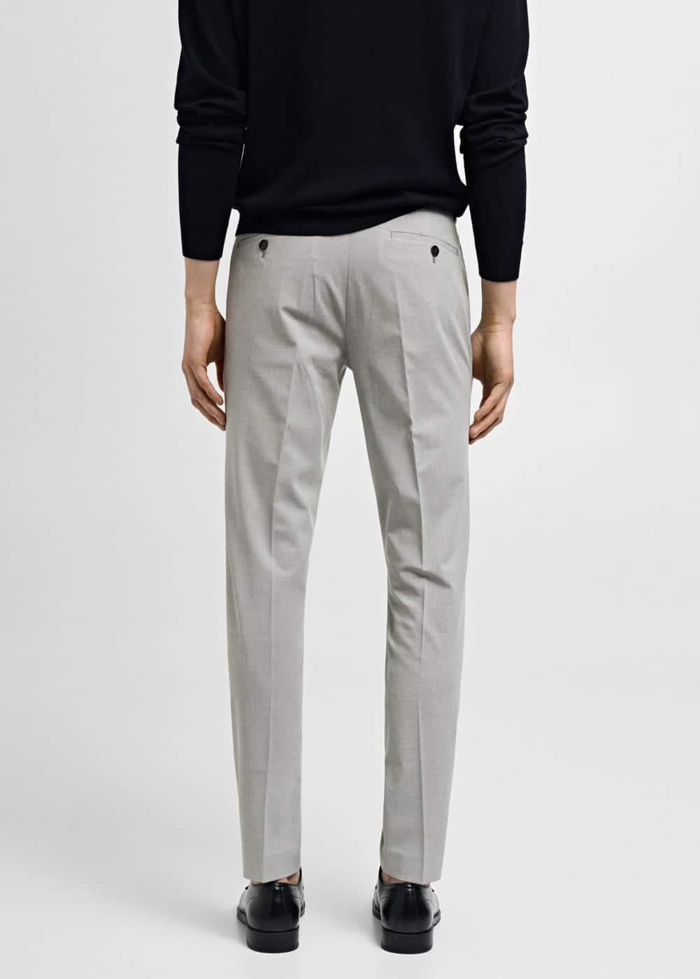 Mango Mens Stretch Fabric Super Suit Pants Product Image