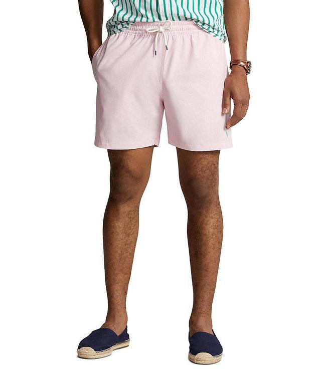 Polo Ralph Lauren Classic Fit Traveler 5.75#double; Inseam Swim Trunks Product Image