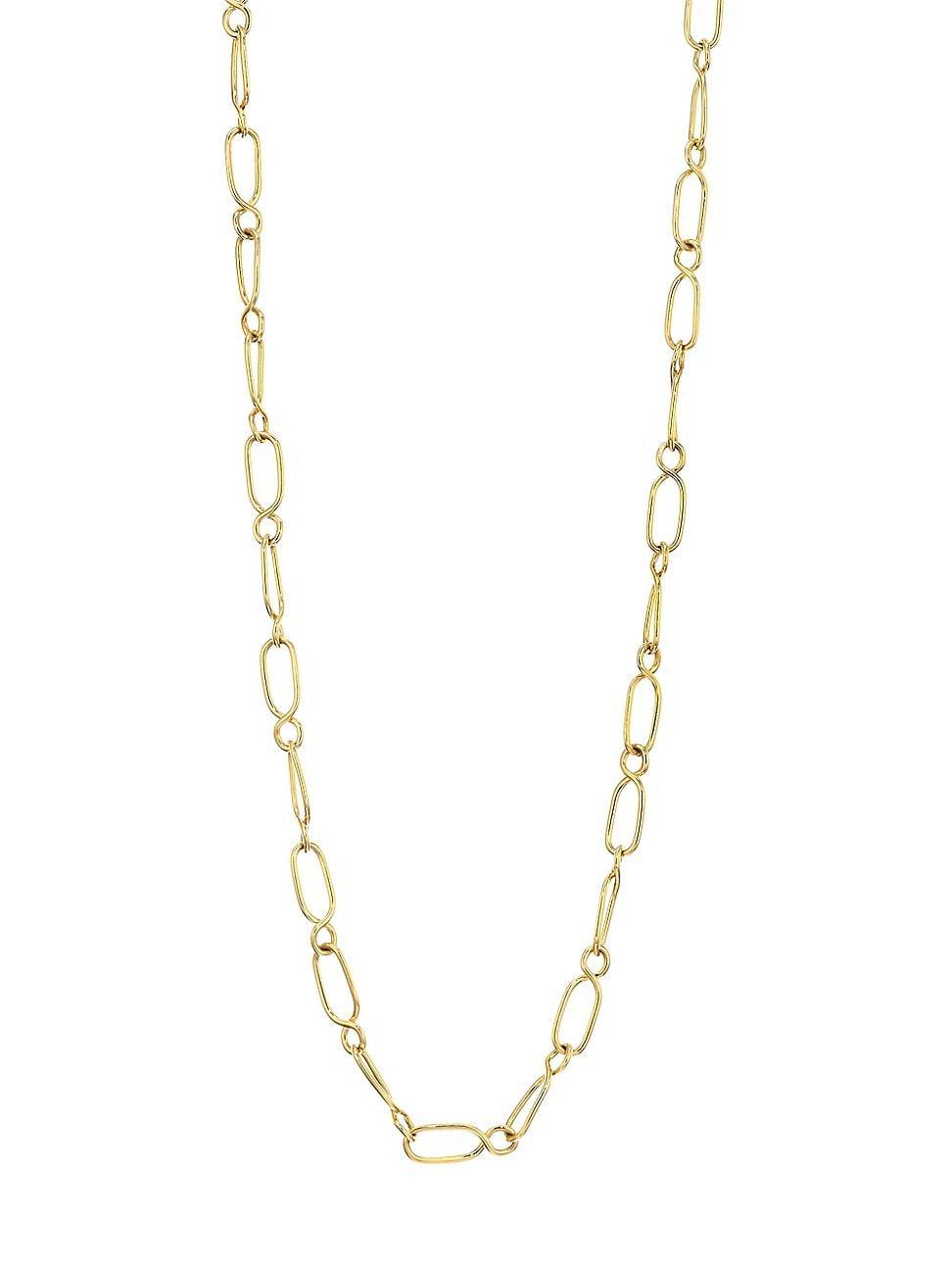 Womens Nature Deconstructed River 18K Yellow Gold Chain Necklace Product Image