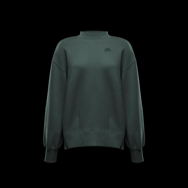 Women's Nike Sportswear Tech Fleece Oversized Crew-Neck Sweatshirt Product Image