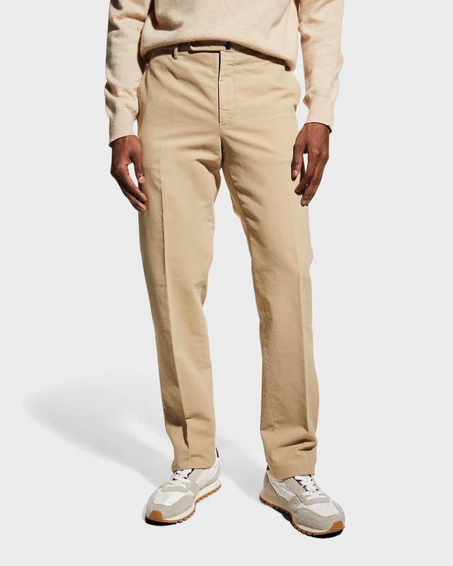 Mens Regular-Fit Doeskin Trousers Product Image