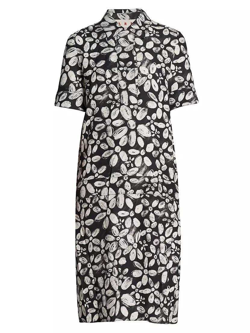 Petal Polo Midi-Dress Product Image