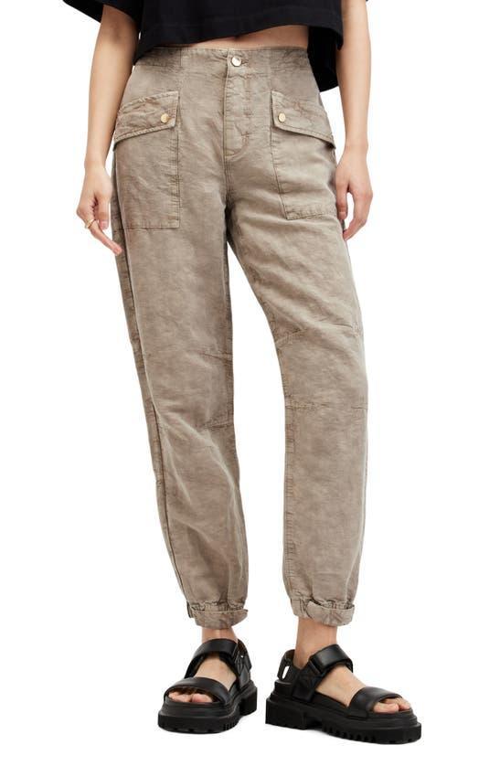 Val Cargo Pants In Taupe Brown Product Image