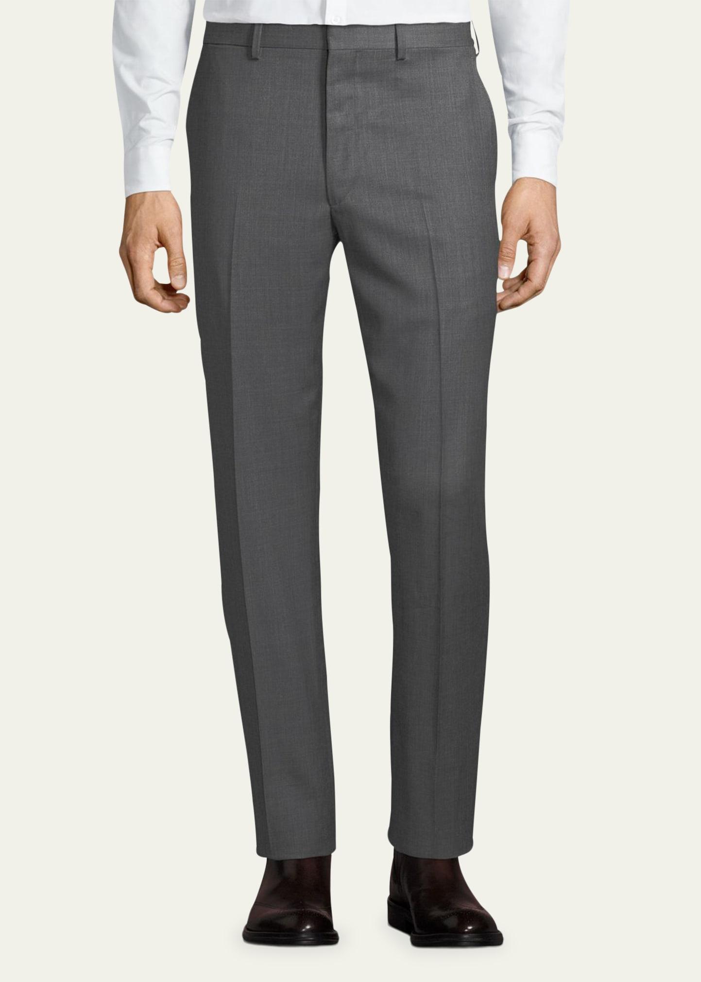 Mens Greg Flat-Front Wool Pants Product Image