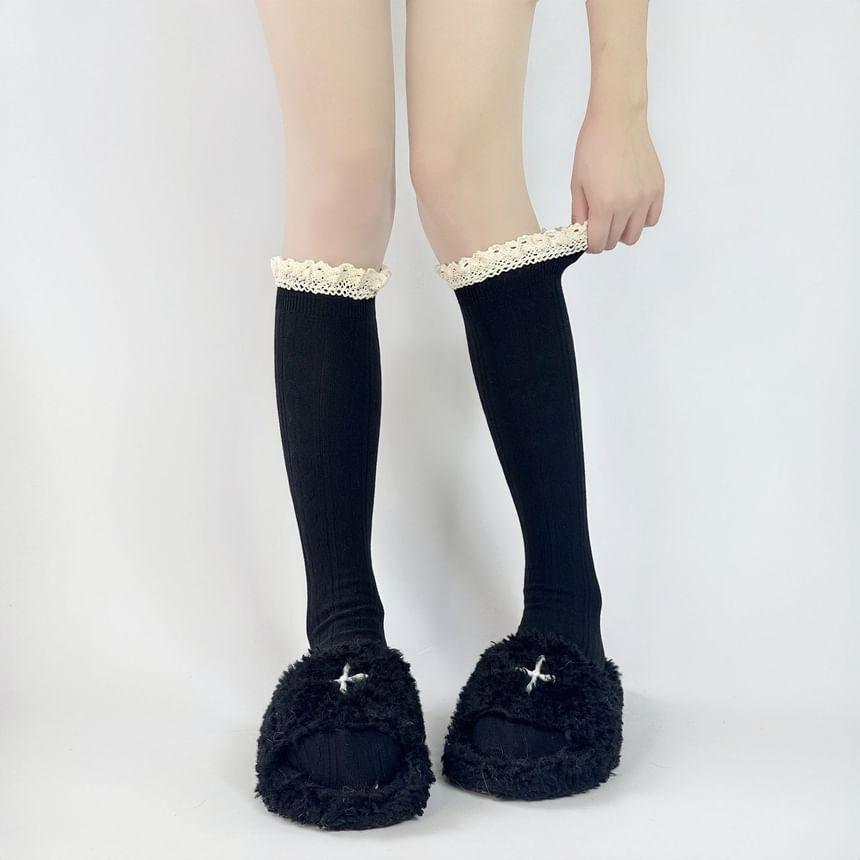 Lace Trim Socks Product Image