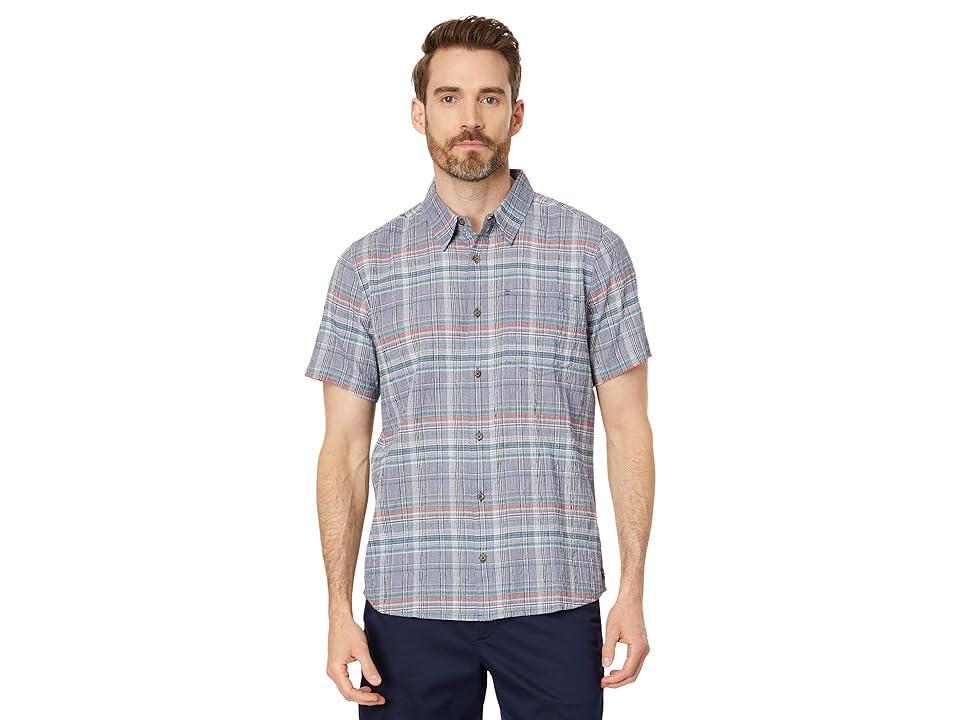 Toad&Co Fletcher Short Sleeve Shirt (Iris) Men's Clothing Product Image