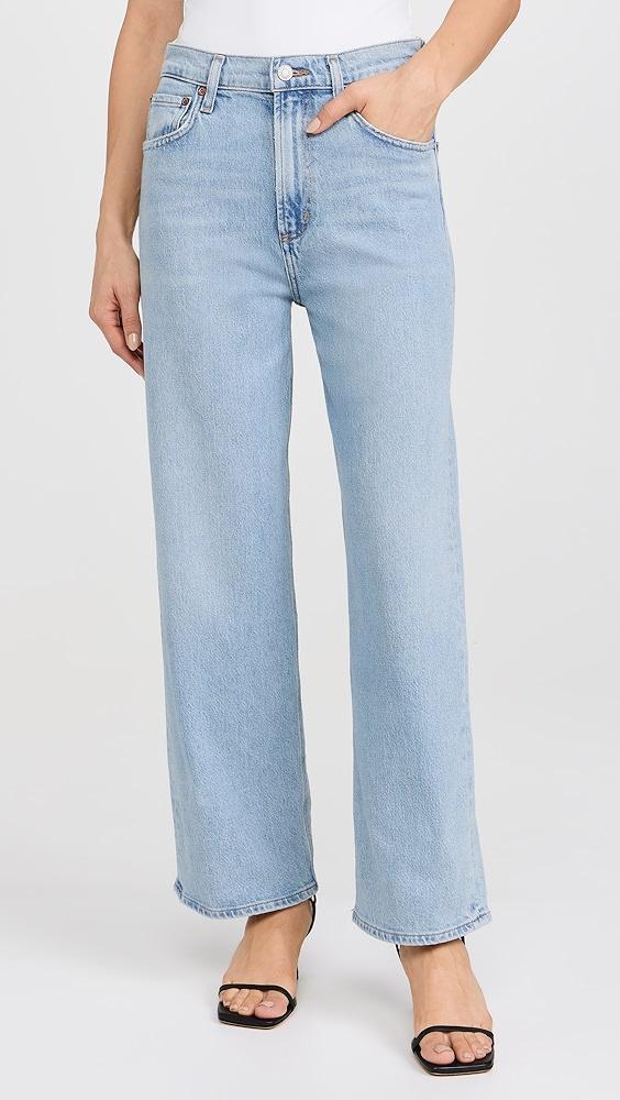 AGOLDE Ren: High Rise Wide Leg Jeans | Shopbop Product Image