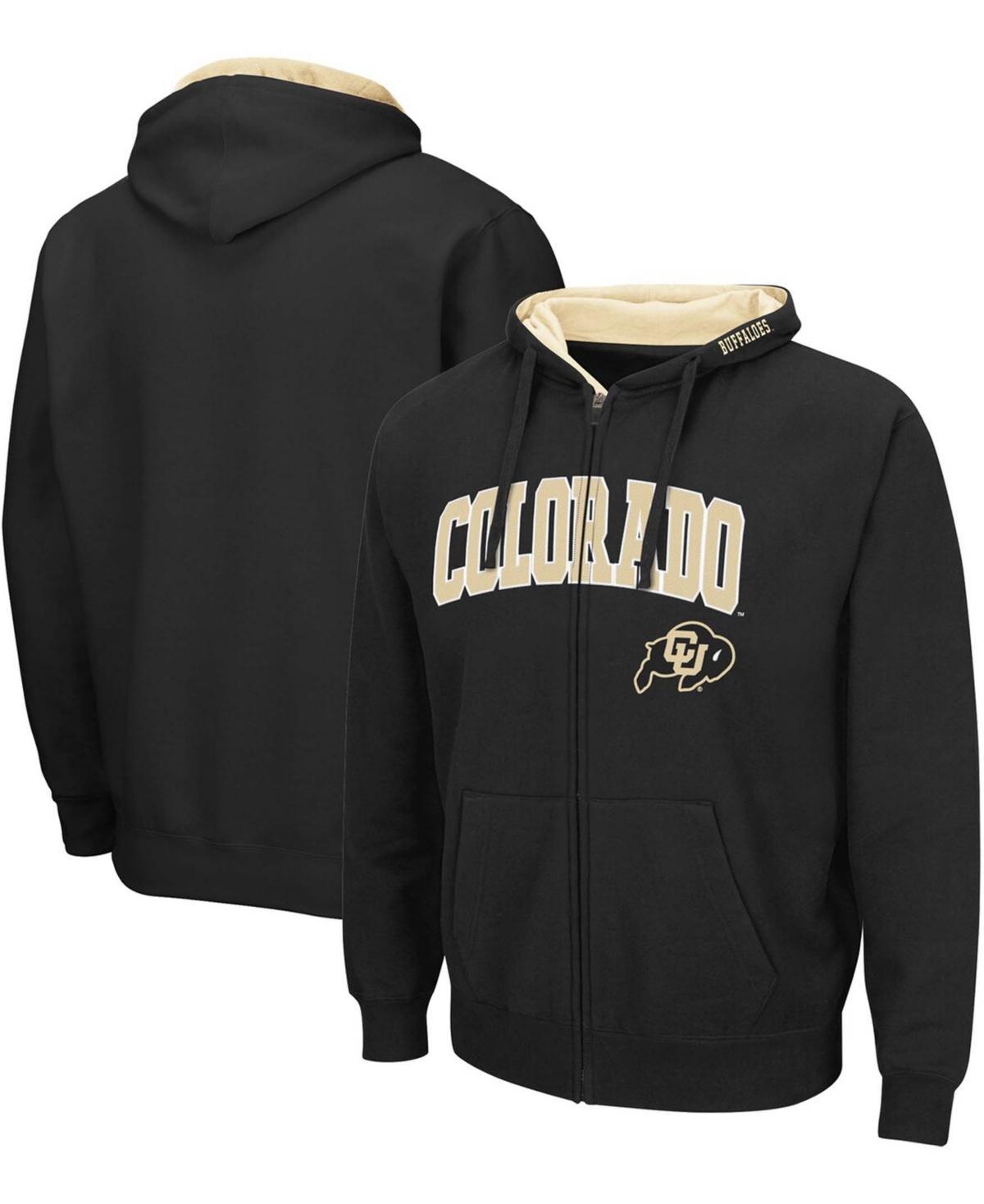 Mens Colosseum Colorado Buffaloes Arch & Logo 3.0 Full-Zip Hoodie Product Image