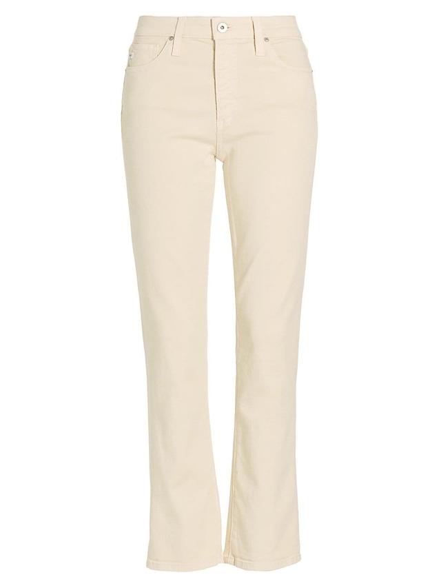 Womens High-Rise Straight-Leg Crop Jeans Product Image