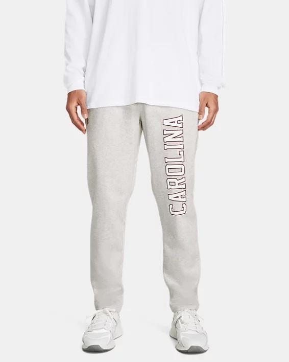 Mens UA Rival Fleece Collegiate Open Bottom Pants Product Image